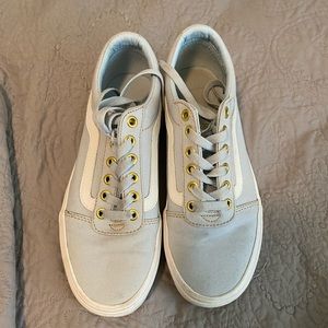 Vans size 7.5 light blue